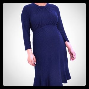 NWT Motherhood Maternity Navy Blue Dress